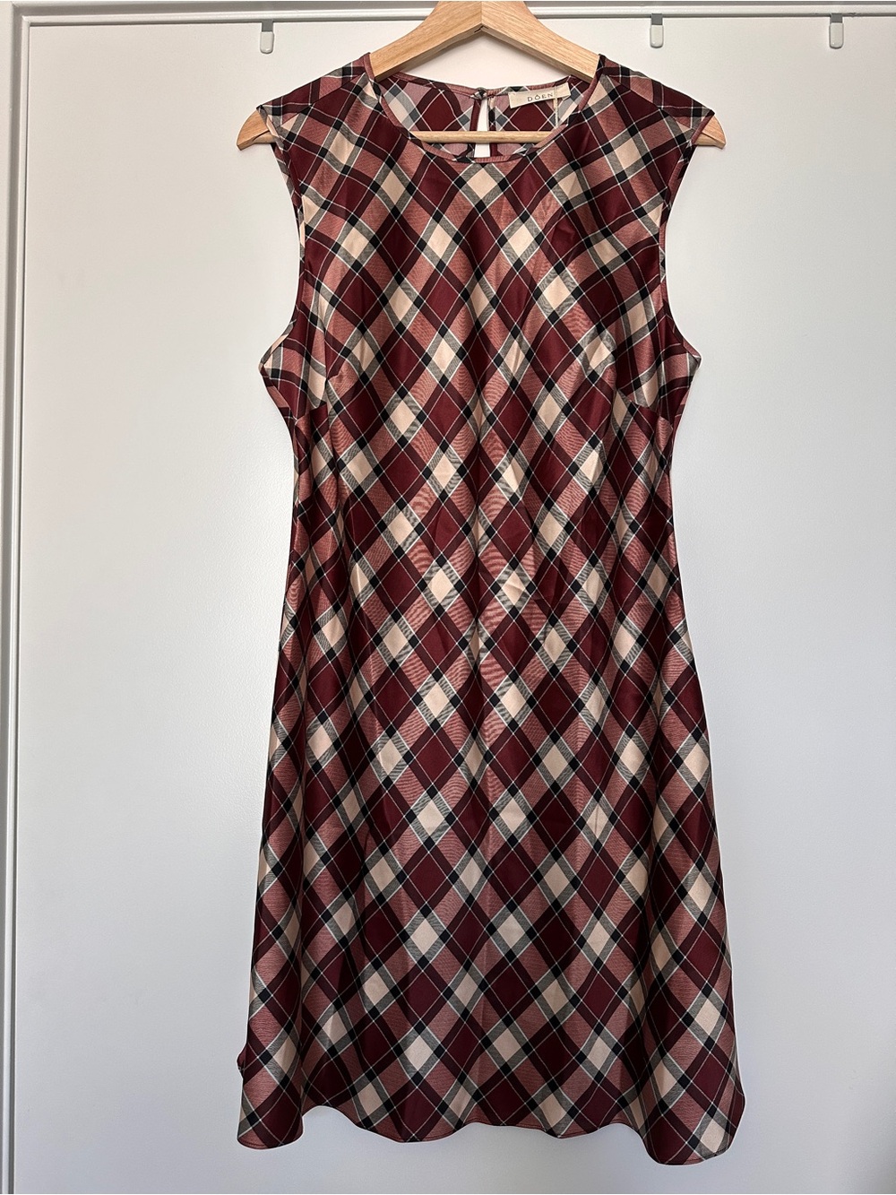 DÔEN Alamere Mini Dress in Norfolk Plaid